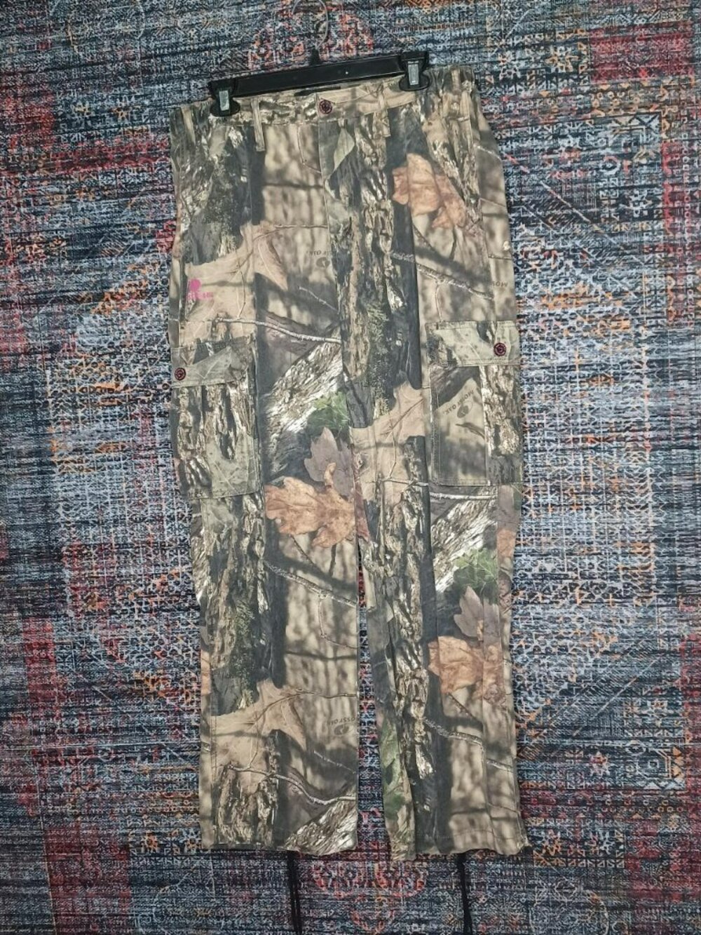 Mossy Oak womens tree camo stretch cargo hunting pants Lx32